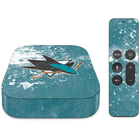 NHL San Jose Sharks Frozen Apple TV Skin